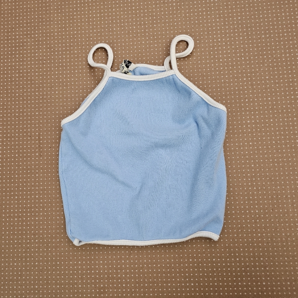 Misha tank top shirt blue xs